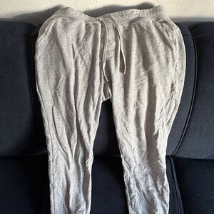 Greyson, grey jogger sweats. Size Large. Barely worn